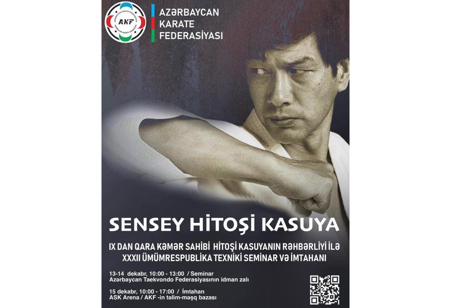 Yaponiyalı məşhur karate ustası Bakıda